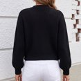 thumbnail image 4 of Enjoytime Knit Cardigan for Women Christmas Print Long Sleeve Sweater Coat Fall Winter Cozy V-Neck Button Down Outerwear, 4 of 6