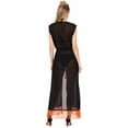thumbnail image 2 of HAPPY BAY Women's Chiffon Summer Beach Open Front Oversized Beachwear Duster Kimono Cardigan M-L Jade_AB871, 2 of 5