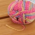 thumbnail image 3 of JubileeYarn Soft and Slim Yarn - 50g/Skein Bamboo Rayon Wool Blend - Cotton Candy - 2 Skeins, 3 of 7