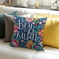 thumbnail image 3 of BANET  Inspiring Gifts Colour Retro Flower Throw Pillow Cover Retro Flower Cushion Cover Decorative Pillowcase Living Room Bedroom Decor for Girls Friends Daughter Niece Women - Be You Tiful 24x24in, 3 of 5