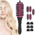 thumbnail image 3 of RKXQT 6pcs Round Hair Brush Set, Detachable Handle Hair Roller Styling Tools for Blow Drying, Styling, and Smoothing, Professional Hair Care Kit for Women & Men, 3 of 5