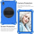 thumbnail image 5 of Galaxy Tab A 8.4" Case SM-T307 T307U, Allytech Silicone EVA Adjustable Shoulder Strap Hand Strap Kickstand Heavy Duty Protection Rugged Shockproof Case Cover for Samsung Galaxy Tab A 8.4",Blue/Black, 5 of 6