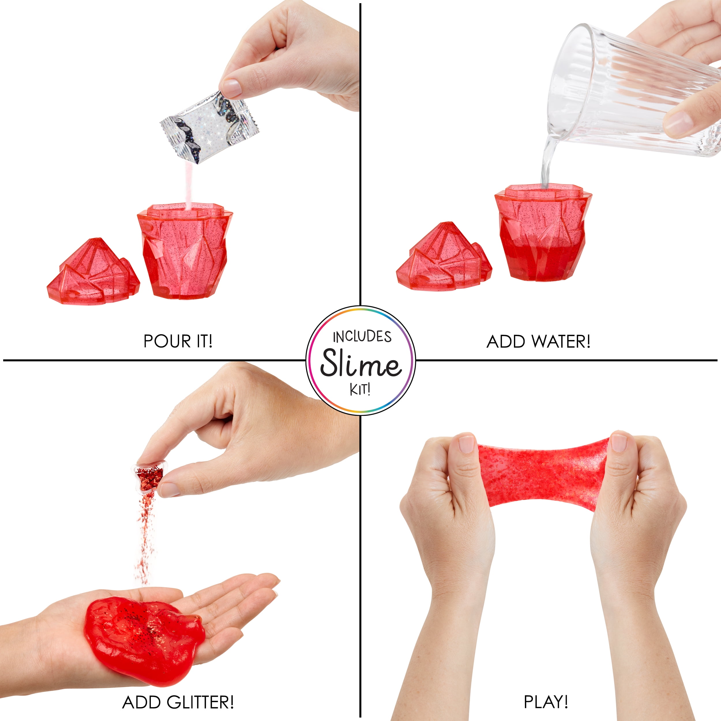 Rainbow High Ruby with Slime Kit & Pet, 11” Doll, Red, Ages 4+