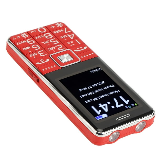 Teléfono móvil multifuncional marcación de un solo toque 6800 mah G600 teléfono celular sonido fuerte doble tarjeta de doble modo de espera para el hogar para ancianos ANGGREK Otros