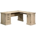 thumbnail image 2 of Home Square 2-Piece Set with L-Shaped Desk & Computer Hutch in Prime Oak, 2 of 21