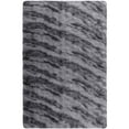 thumbnail image 3 of Cydiria Modern Dark Charcoal Plush Area Rug Scandinavian Shaggy Carpet for Living Room, 5' x 8', 3 of 8