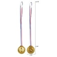 thumbnail image 3 of 10-Pack Gold Silver Bronze Award Medals for Kids and Adult Sports Tournaments Prize Round with Neck Ribbon for Olympic Style for Children School Sports or Any Competition (Gold), 3 of 6