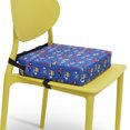thumbnail image 1 of Asiento Booster Dznils para Mesa de Comedor con Hebillas de Seguridad Fondo Antideslizante Camión Azul Marino, 1 of 10
