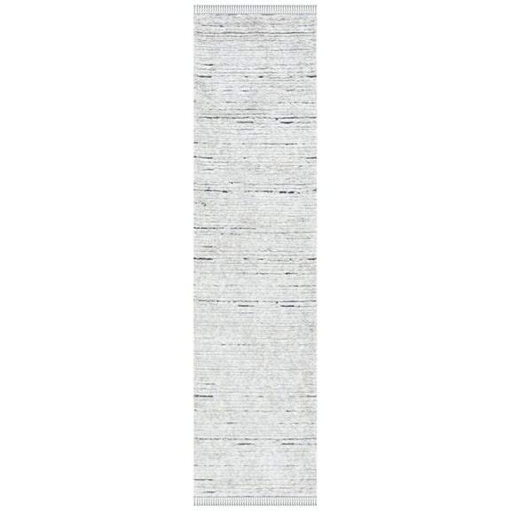 SAFAVIEH Burko Kazi Abstract Runner Rug, Grey/Ivory, 2'2" x 9'