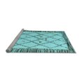 thumbnail image 2 of Ahgly Company Machine Washable Indoor Rectangle Solid Light Blue Modern Area Rugs, 5' x 8', 2 of 4