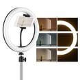 thumbnail image 2 of 10 Inch Desktop LED Video Ring Light Lamp 3 Lighting, 2 of 8