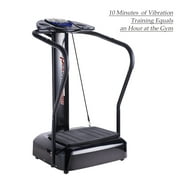 Bestco 2000W Whole Body Vibration Platform Exercise Machine with MP3 Player, Black