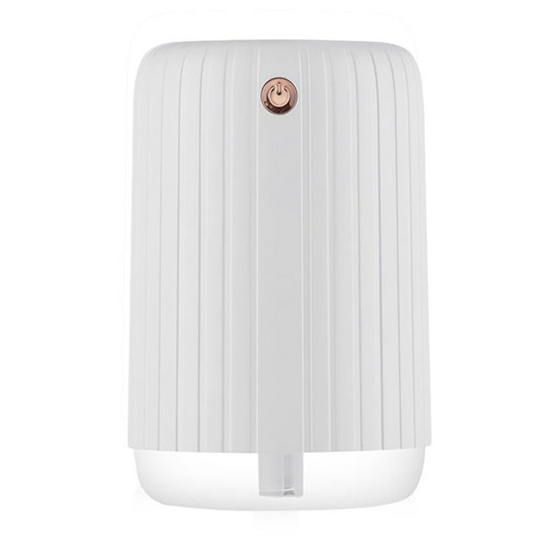 Humidificador/Difr Pequeño de Niebla Fría y Aceite Esencial para Espacio con Luces Coloridas 8*12cm Blanco Sunnimix Humidificador de aire para dormitorio