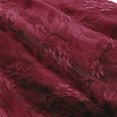 thumbnail image 7 of IBTOM CASTLE Women Vintage Floral Lace Chiffon Sleeveless Pleated Halter Short Bridesmaid Dress A Line Swing Party Cocktail Dress M Wine Red, 7 of 7