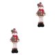 thumbnail image 4 of Monstrate Muñeca navideña Adorable reutilizable para sala de estar, fiestas familiares, escaparate de vacaciones, elemento de Navidad, Muñeco de nieve 2piezas, 4 of 6