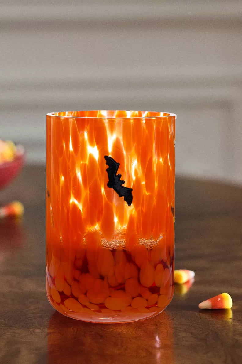 Way to Celebrate 16 fl oz Halloween Bats Charm Drinking Glass