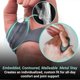 thumbnail image 3 of MetaGrip CMC Thumb Brace for Arthritis Pain Relief | Thumb Stabilizer & Support for CMC Joint Osteoarthritis Pain, 3 of 5