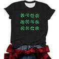 thumbnail image 5 of Annhoo Short Sleeve Shirts for Women St Patricks Day Shamrock Graphic Print Crewneck T-Shirts Lightweight Clothes, 5 of 6