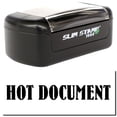 thumbnail image 1 of Slim Pre-Inked Hot Document Stamp, Slim 1444, Ultra Slim Design, Impression Size 1/2" by 1-3/4", Up to 25,000 Impressions - Black Ink, 1 of 10