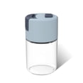thumbnail image 2 of Botellas de vidrio Frascos de especias a prueba de polvo Contenedor agitador Dispensadores de sal cuantitativos para el hogar Condimentos Accesorios de cocina Azul Inevent HA010240-03B, 2 of 7