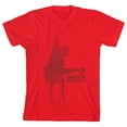 thumbnail image 6 of ACDC Red Angus Young Silhouette Youth Red Short Sleeve Crew Neck Tee-XS, 6 of 7