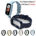 thumbnail image 2 of Silicone Watchband Strap For Redmi Smart Band 2 Replacement Sport Bracelet For Xiaomi Smart Band 8 Active Soft Case Accessories Pink For Redmi Band 2, 2 of 6
