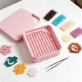 thumbnail image 3 of 1 Set 5mm Beads Sorting Tray Beads Picking Tray Kit with Total 296 Holes Efficient Beads Organizer with Easy Recovery Crafting Tool for Iron Bead Lovers, 3 of 8