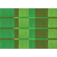 thumbnail image 1 of Ahgly Company Machine Washable Indoor Rectangle Transitional Neon Green Area Rugs, 7' x 10', 1 of 7
