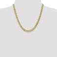 thumbnail image 2 of Leslie's Real 10kt Yellow Gold 7mm Semi-Solid Curb Chain; 20 inch; Lobster Clasp; for Adults and Teens; for Women and Men, 2 of 5