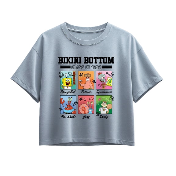 SpongeBob SquarePants - 1999 Yearbook - Youth Girls Boxy T-Shirt