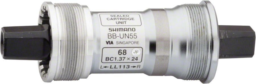 Shimano Un55 73 X 107mm Square Taper English Bottom Bracket Walmart Com Walmart Com