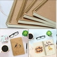 thumbnail image 5 of 50 Feuilles Blanches, Ensemble de 4 Carnets Classiques A5 avec Reliure Double Spirale, 5 of 5