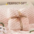 thumbnail image 5 of Fluffy Queen Comforter Set - Pink Fleece Soft Comforter for Queen Size Bed, Luxury Warm Bedding Set for Winter, Fuzzy Bed Set 3 Pieces (1 Comforter, 2 Pillowcases), 5 of 7