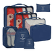 thumbnail image 1 of Organizadores De Maletas Para Viaje Impermeable Set 8 Piezas Xtellar azul, 1 of 4