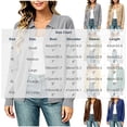 thumbnail image 3 of Neewe Cardigan Knit for Women Comfy Lightweight Trendy Long Sleeve Lapel Collar Button Down Casual Cardigans, 3 of 7