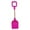 Hot Pink, variant on 1PC Boy and Girl 's Snow Shovel Boy and Girl 's Beach Shovel with Wooden Handle