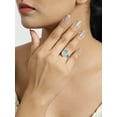 thumbnail image 3 of Sechi Aqua Chalcedony Solid 925 Sterling Silver Ring Jewelry for Women (9), 3 of 9