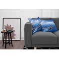 thumbnail image 3 of Ambesonne Ocean Throw Pillow Cover 2 Pack, Jumping Dolphins in Sky, 20", Blue White, 3 of 7