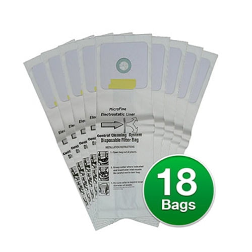 EnviroCare Replacement Micro Filtration Vacuum Bags f/ Nutone Central Vacuums -6 Pk
