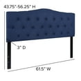thumbnail image 6 of Flash Furniture Cambridge Tufted Upholstered Queen Size Headboard in Navy Fabric, 6 of 10