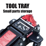Hyper Tough 3 Ton Dual Pump Floor Jack for Cars, Trucks, and SUVs