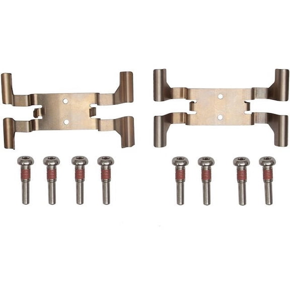 Front Brake Hardware Kit - Compatible with 2020 - 2023 Tesla Y 2021 2022