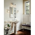thumbnail image 4 of Kichler Braelyn Vintage Industrial 1 Light Chrome Wall Sconce with Clear Seeded Glass, 4 of 8