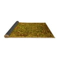 thumbnail image 2 of Ahgly Company Indoor Square Oriental Yellow Industrial Area Rugs, 8' Square, 2 of 4