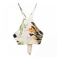 thumbnail image 3 of Femmes Été Longue Robe Maxi Croiser Dos Nu Boho Licol Floral Print Parti Robes de Plage, 3 of 9