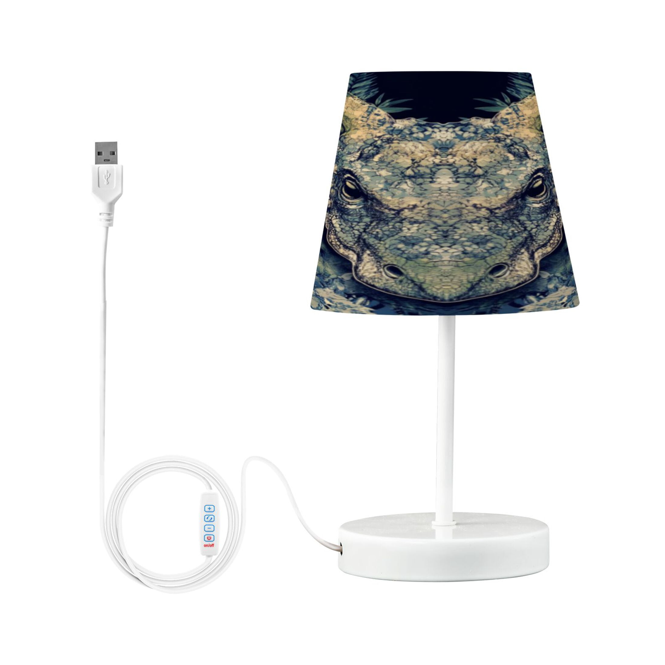 Table Lamp Small 5.9x10.8 Inches Table Lamps Night Light Tools & Home Improvement Bedroom Lamp Guest Room Lamp Study Lamp Office Lamp Green Cute Dinosaur