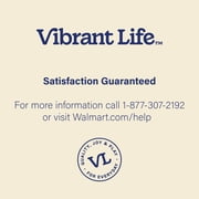 Vibrant Life Solid Polyester Adjustable Dog Collar, Blue, XS