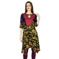 thumbnail image 2 of Phagun Designer Printed Kurta Women Indian Ethnic Kurti Casual Tunic Rayon Dress, 2 of 7