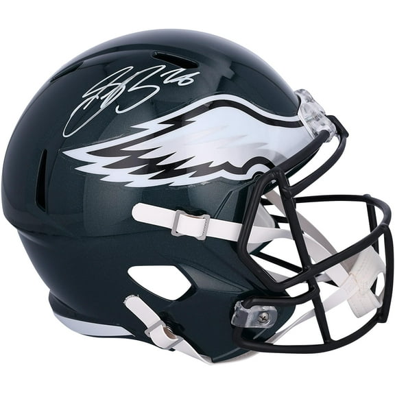 Saquon Barkley Philadelphia Eagles Autographed Speed Replica Helmet - Fanatics Authentic Certified