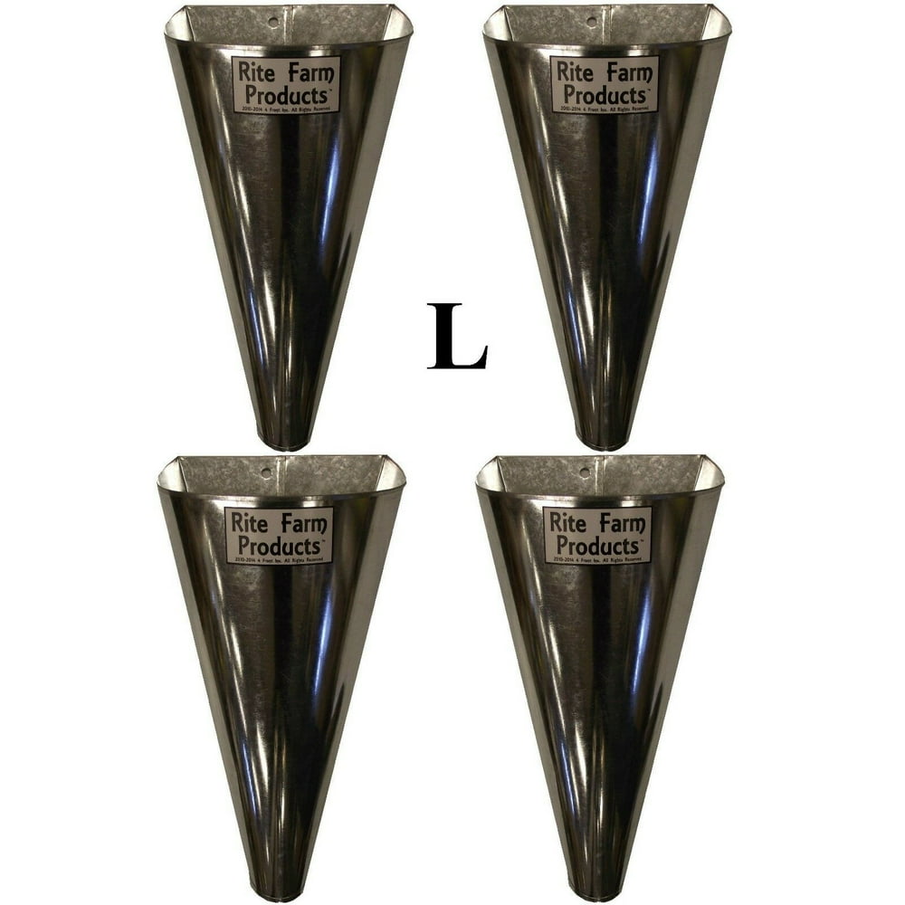 4 PACKLARGE RESTRAINING KILLING KILL PROCESSING CONES FOR POULTRY